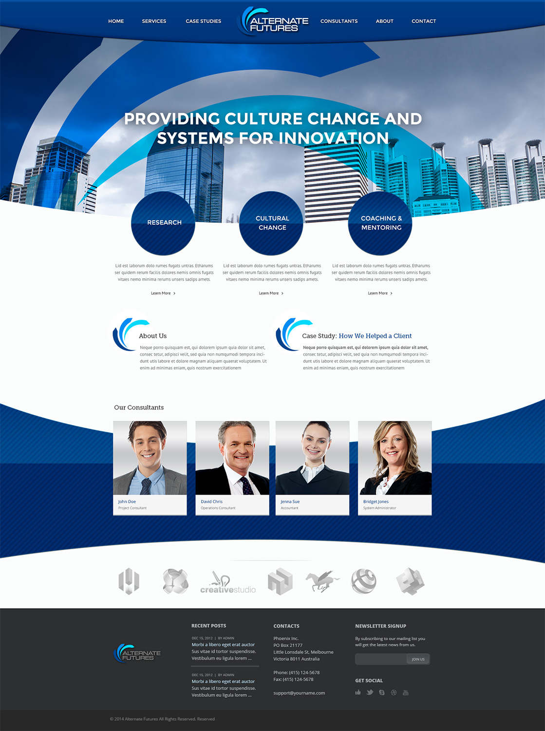 Web Design par Emmanuel pour Alternate Futures Pty Ltd | Design #2929848