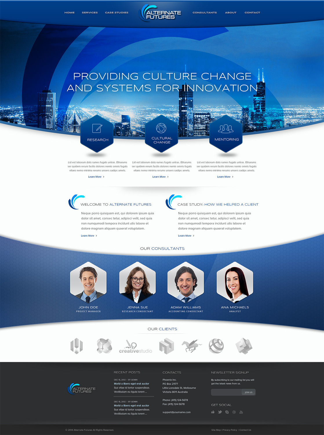 Diseño Web por Emmanuel para Alternate Futures Pty Ltd | Diseño: #2977075