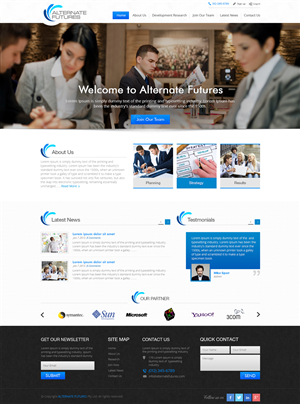 Diseño Web por the-lion-king para Alternate Futures Pty Ltd | Diseño: #2920385