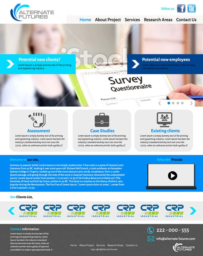 Diseño Web por Bright Star para Alternate Futures Pty Ltd | Diseño #2912363