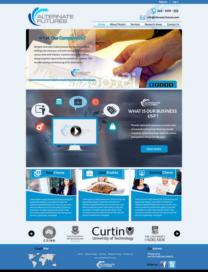 Web-Design von Bright Star für Alternate Futures Pty Ltd | Design #2953262