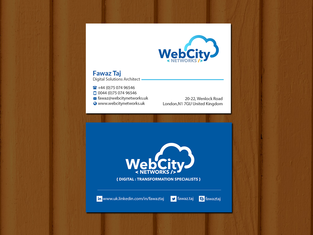 Business Card Design by Creations Box 2015 for this project | Design #19829192