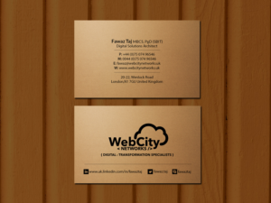 Business Card Design by Creations Box 2015 for this project | Design: #19829193