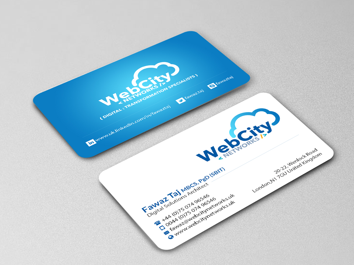 Business Card Design by Creations Box 2015 for this project | Design #19829194