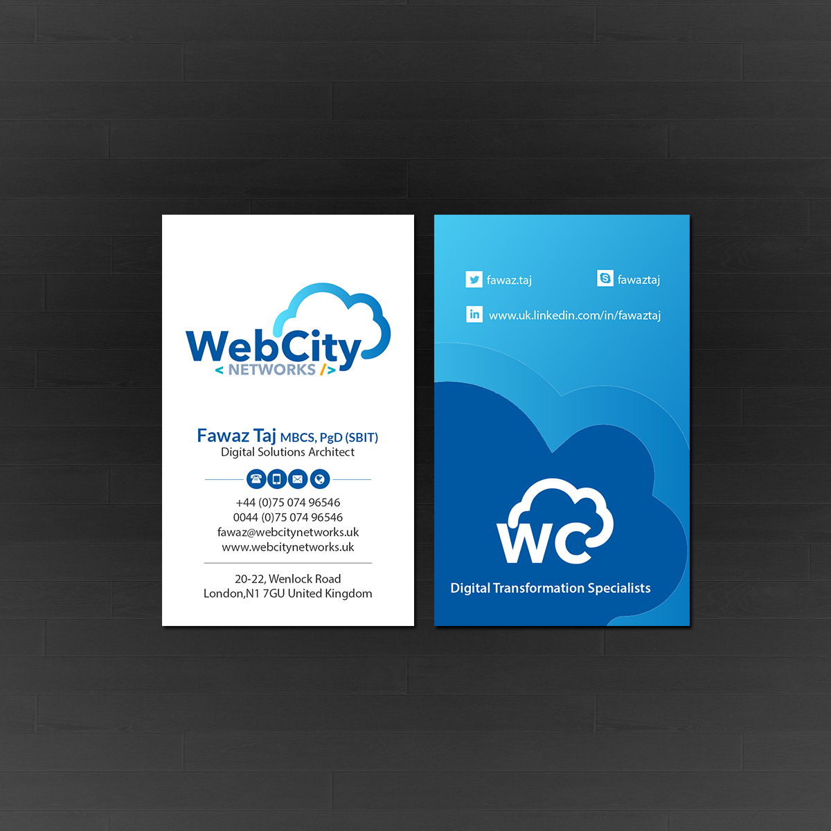 Business Card Design by Creations Box 2015 for this project | Design #19829208