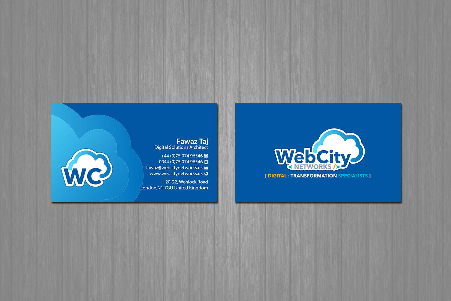 Business Card Design by Creations Box 2015 for this project | Design #19829655