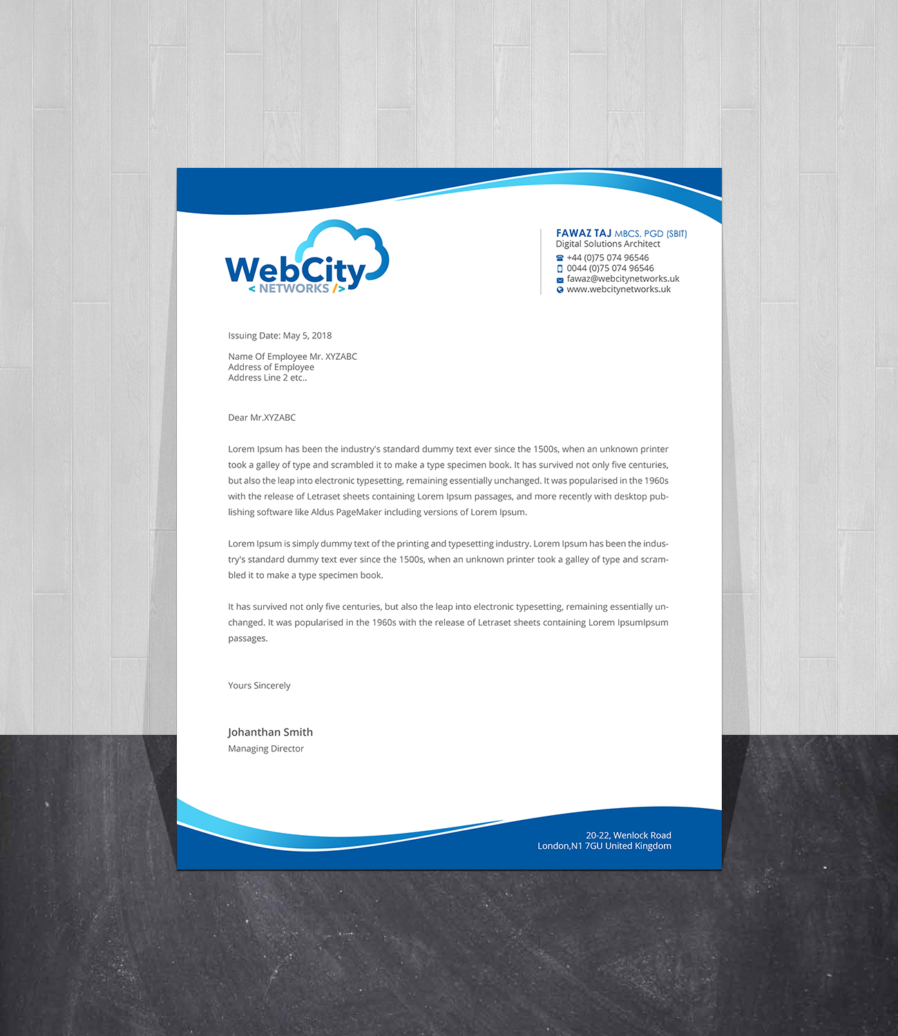 Diseño de Tarjeta de Presentación por Creations Box 2015 para este proyecto | Diseño #19830806