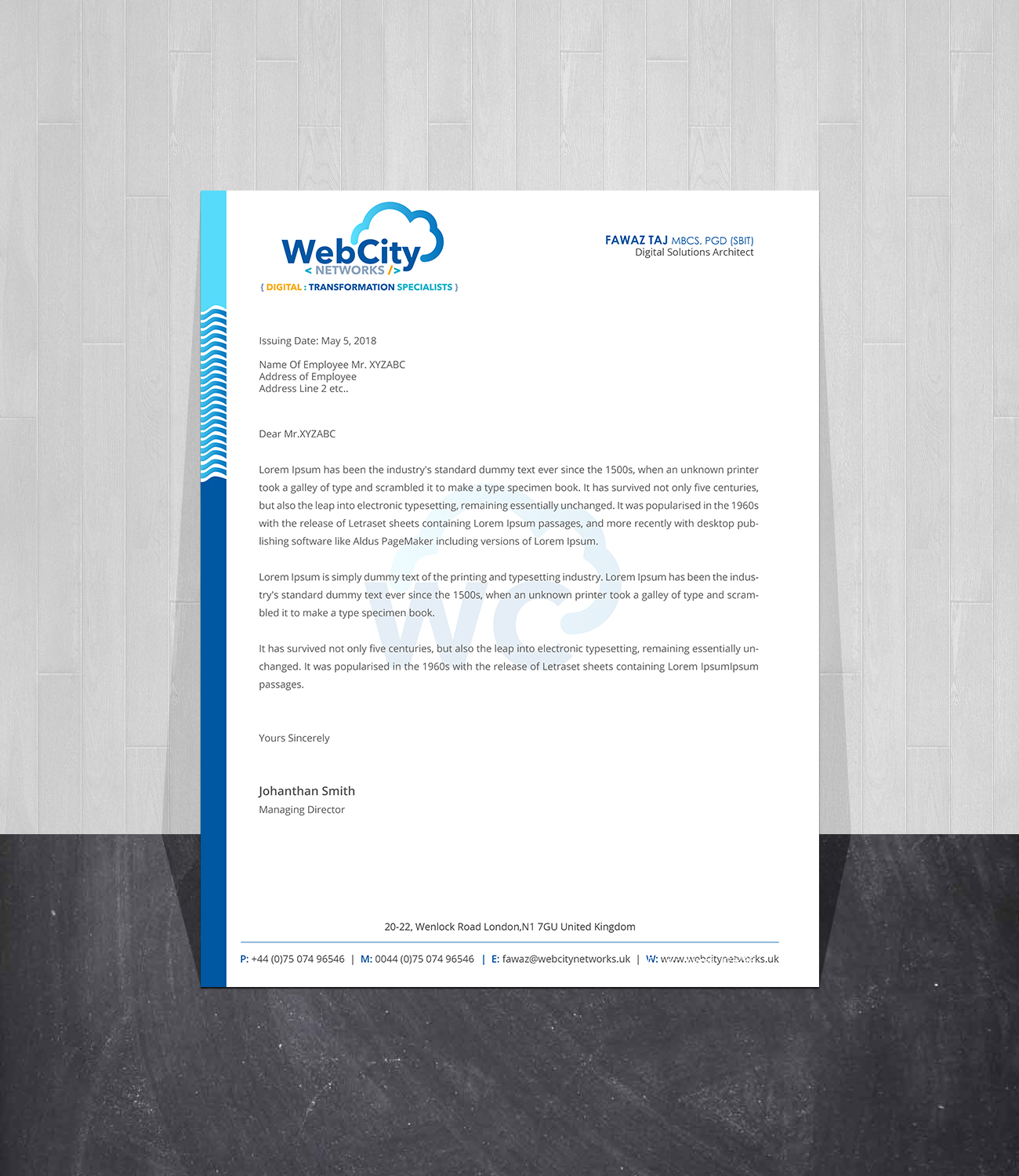 Diseño de Tarjeta de Presentación por Creations Box 2015 para este proyecto | Diseño #19830807