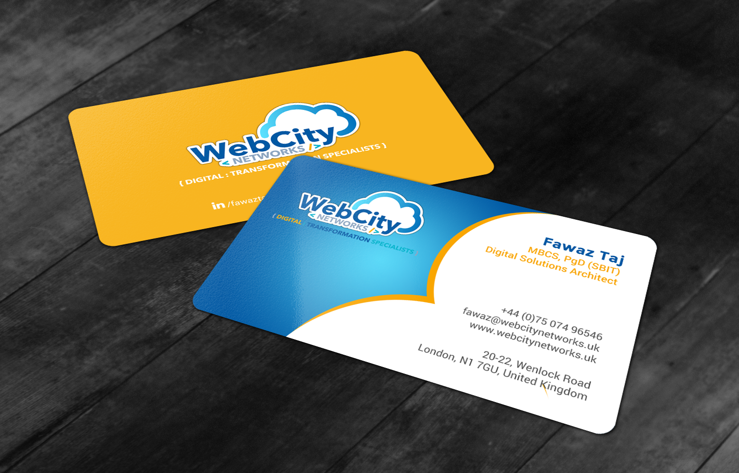 Business Card Design by chandrayaan.creative for this project | Design #19824854
