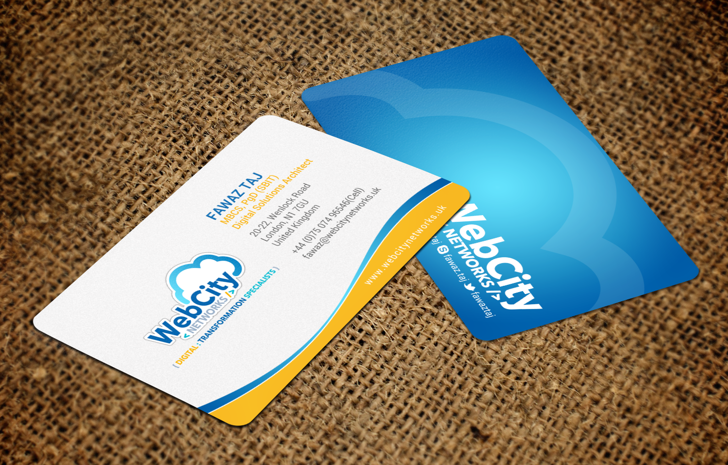 Business Card Design by chandrayaan.creative for this project | Design #19824886