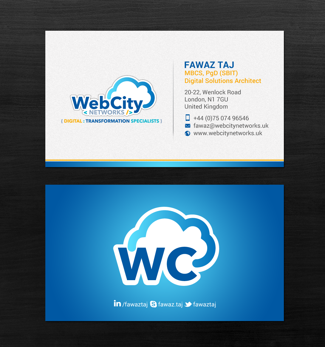 Business Card Design by chandrayaan.creative for this project | Design #19827360