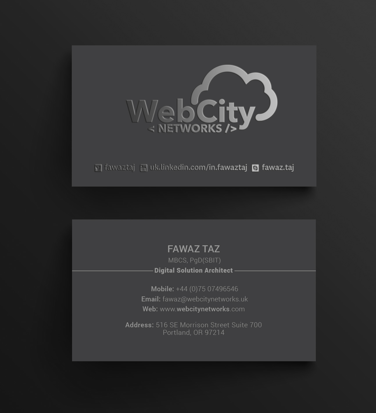 Business Card Design by Graphic Flame for this project | Design #19828775