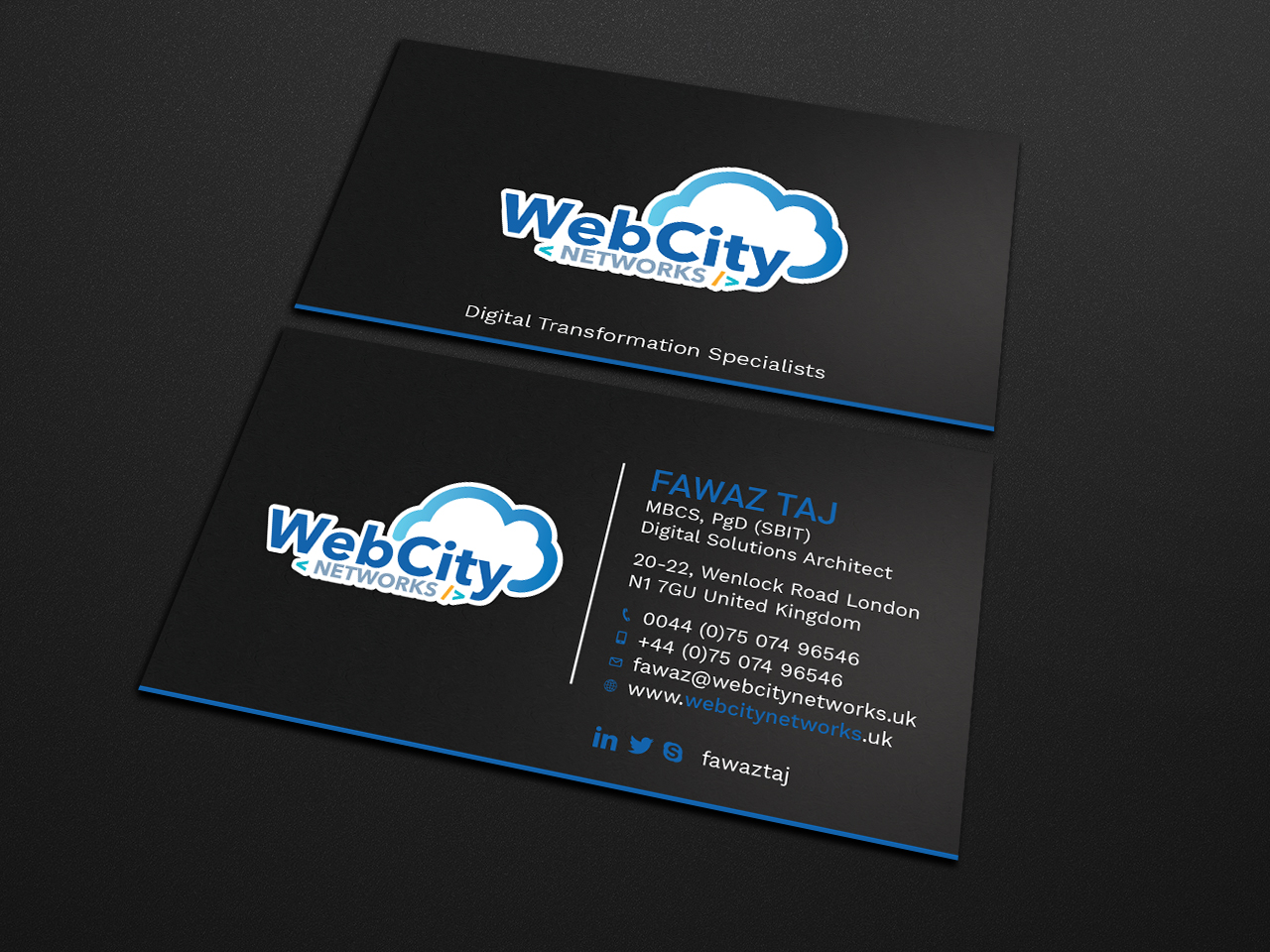 Diseño de Tarjeta de Presentación por Tripti Ranjan Gain para este proyecto | Diseño #19824624