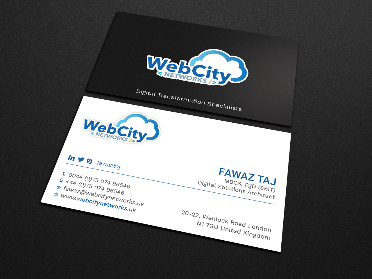 Diseño de Tarjeta de Presentación por Tripti Ranjan Gain para este proyecto | Diseño #19824638