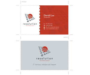 Design de Carte de Visite par Asifweb pour Resolution Technology | Design : #2907947