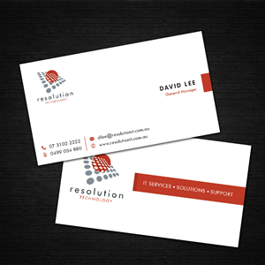 Design de Carte de Visite par DreamChaser Studio pour Resolution Technology | Design : #2913108