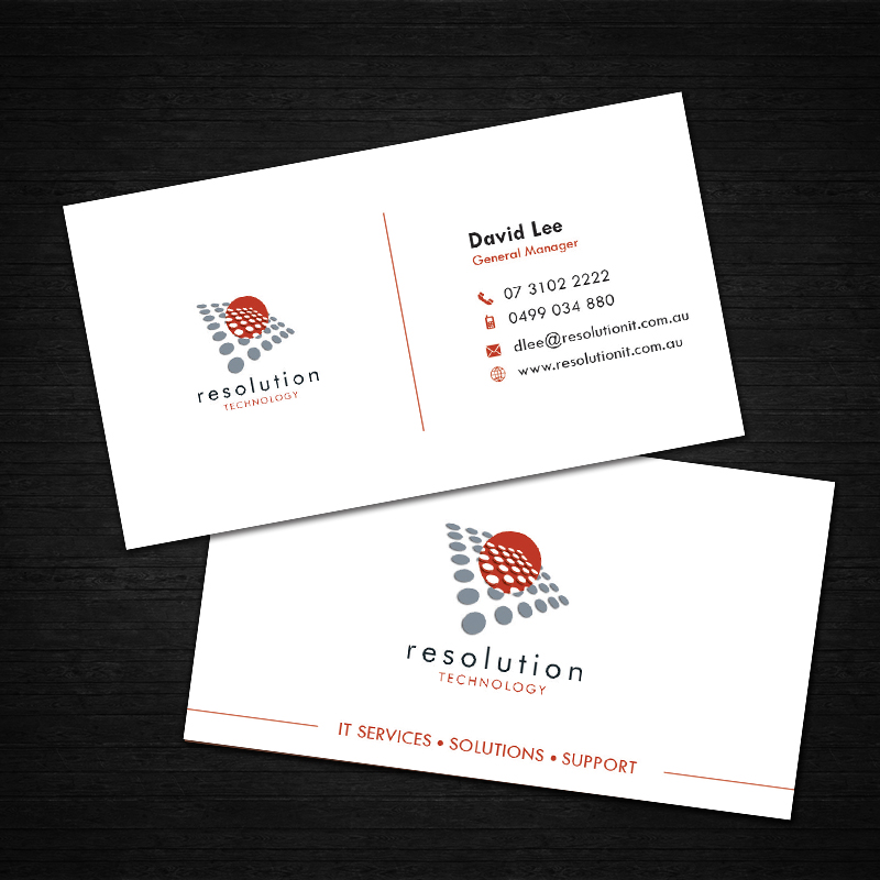 Design de Carte de Visite par DreamChaser Studio pour Resolution Technology | Design #2913123