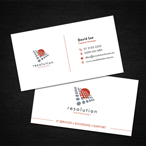 Design de Carte de Visite par DreamChaser Studio pour Resolution Technology | Design : #2913123