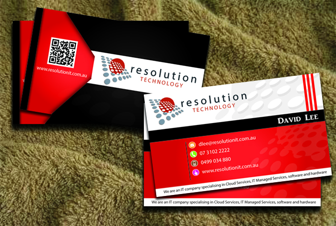 Business Card Design by DoTCoM for Resolution Technology | Design #2912131