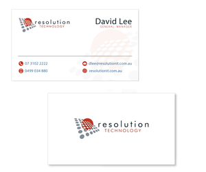 Diseño de Tarjeta de Presentación por Fadzli Razali para Resolution Technology | Diseño: #2938673