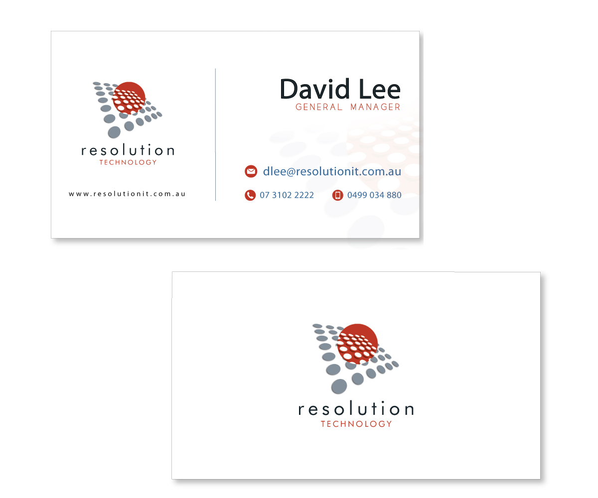 Business Card Design by Fadzli Razali for Resolution Technology | Design #2938679
