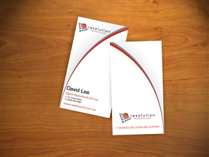 Diseño de Tarjeta de Presentación por GB Graphics para Resolution Technology | Diseño #2911271