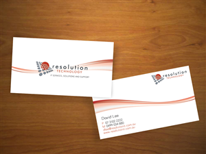 Diseño de Tarjeta de Presentación por GB Graphics para Resolution Technology | Diseño: #2917148
