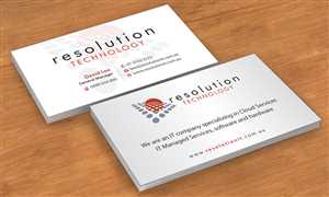 Visitenkarten-Design von Sbss für Resolution Technology | Design: #2912862