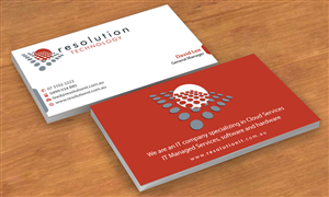 Visitenkarten-Design von Sbss für Resolution Technology | Design: #2912867