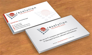 Visitenkarten-Design von Sbss für Resolution Technology | Design: #2912869