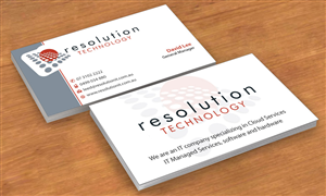 Visitenkarten-Design von Sbss für Resolution Technology | Design: #2912910