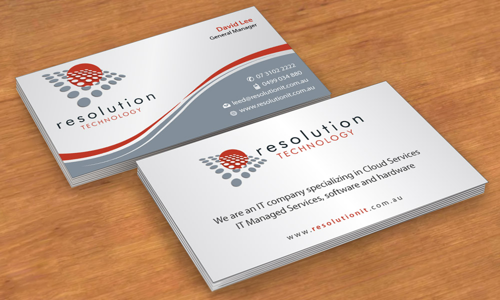 Business Card Design by Sbss for Resolution Technology | Design #2912923