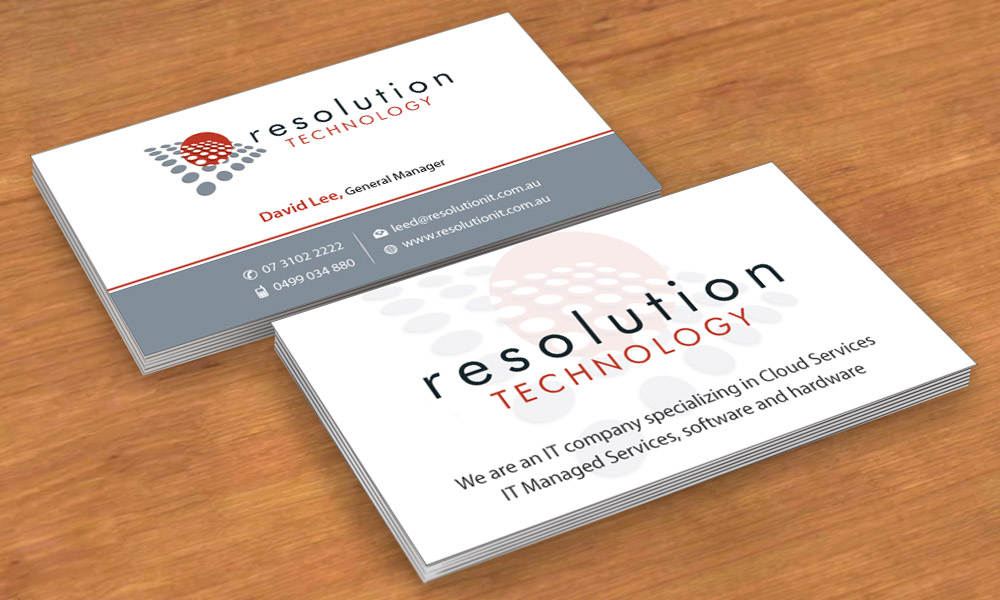Design de Carte de Visite par Sbss pour Resolution Technology | Design #2912925