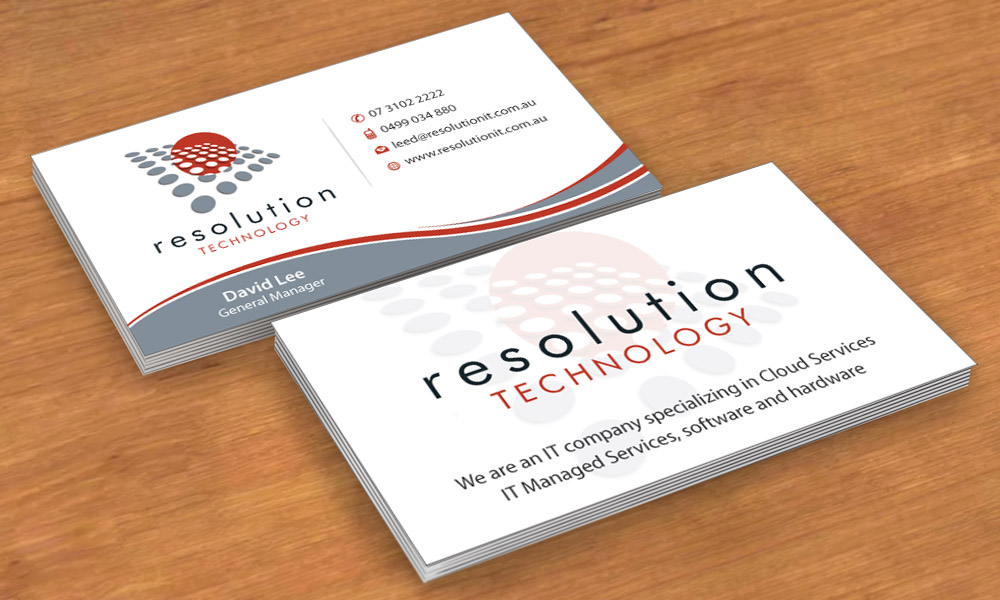 Design de Carte de Visite par Sbss pour Resolution Technology | Design #2912929