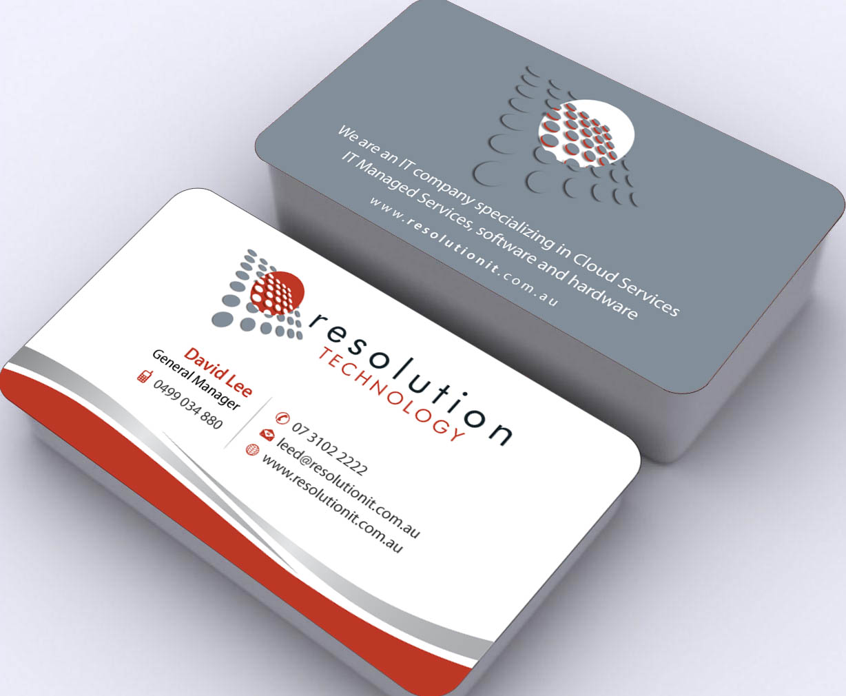 Business Card Design by Sbss for Resolution Technology | Design #2912950