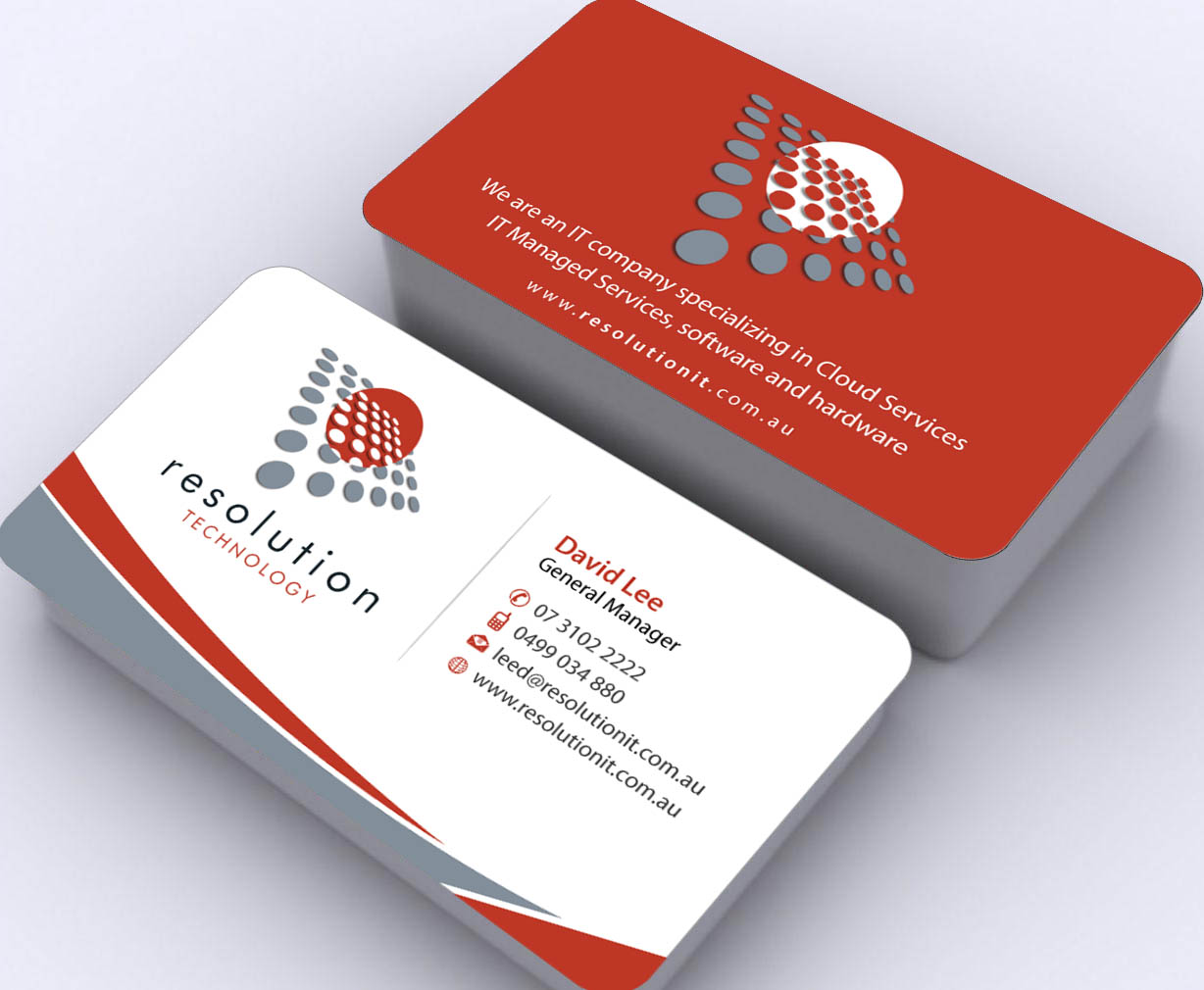 Business Card Design by Sbss for Resolution Technology | Design #2912959