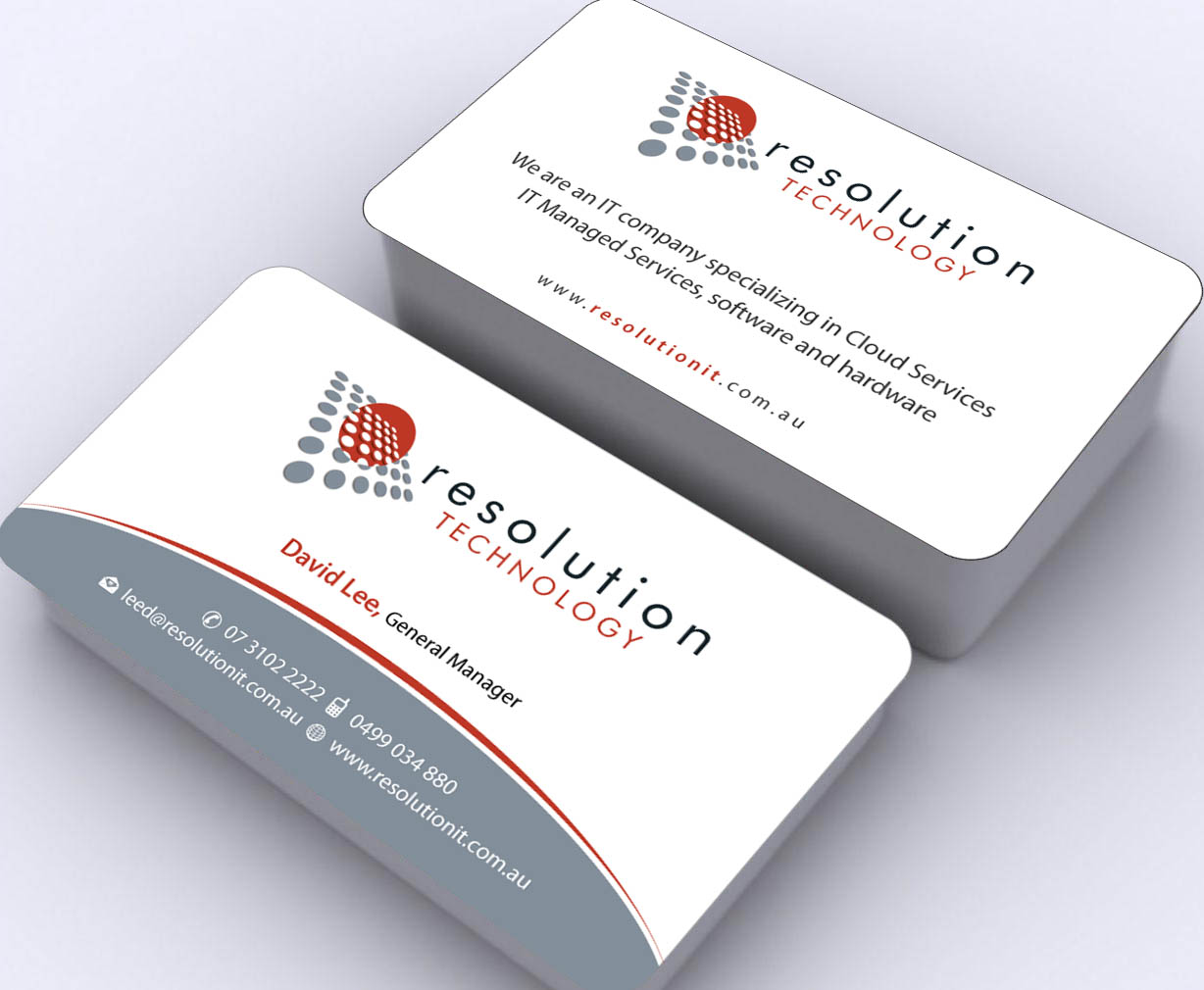 Business Card Design by Sbss for Resolution Technology | Design #2912961