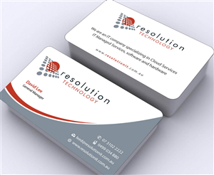 Design de Carte de Visite par Sbss pour Resolution Technology | Design : #2912969