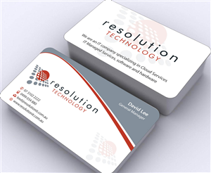 Design de Carte de Visite par Sbss pour Resolution Technology | Design : #2912976