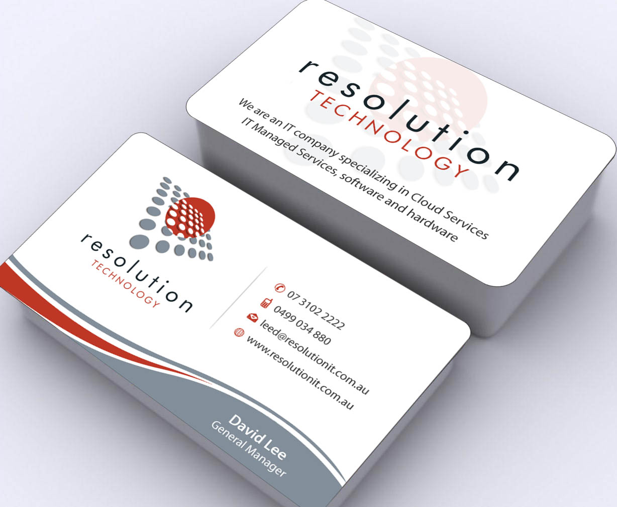 Business Card Design by Sbss for Resolution Technology | Design #2912986