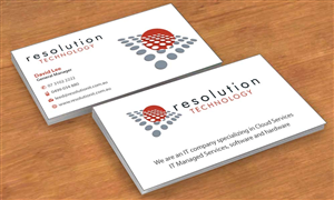 Business Card Design by Sbss for Resolution Technology | Design: #2919163