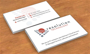Business Card Design by Sbss for Resolution Technology | Design: #2919213