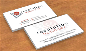 Business Card Design by Sbss for Resolution Technology | Design: #2919217