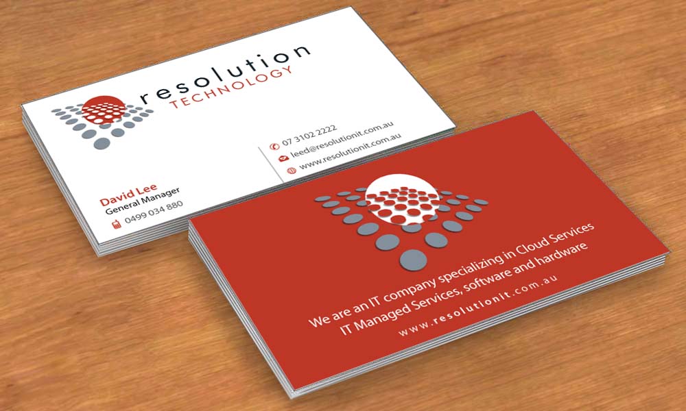 Business Card Design by Sbss for Resolution Technology | Design #2919284