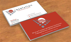 Business Card Design by Sbss for Resolution Technology | Design: #2919284
