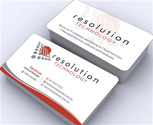 Design de Carte de Visite par Sbss pour Resolution Technology | Design : #2936567