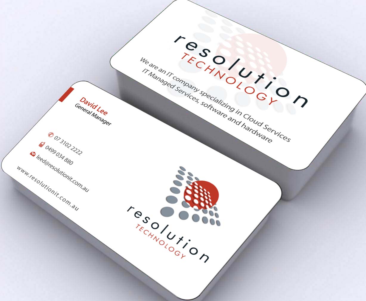 Business Card Design by Sbss for Resolution Technology | Design #2936612