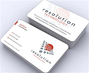 Design de Carte de Visite par Sbss pour Resolution Technology | Design : #2936612