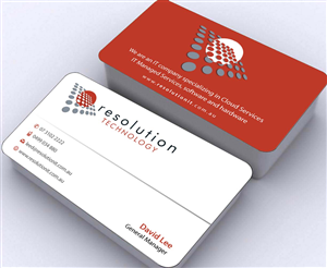 Design de Carte de Visite par Sbss pour Resolution Technology | Design : #2936634