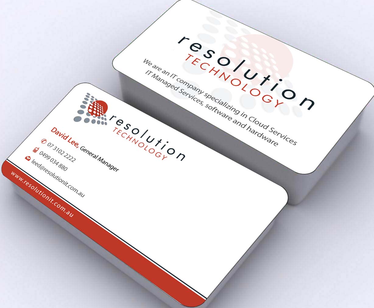 Business Card Design by Sbss for Resolution Technology | Design #2936636